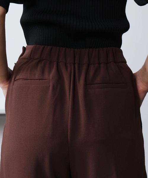 PICCIN PERLA(ピッチンペルラ)の「ポケットパールワイドパンツ(スラックス・レディース・ブラック/ブラウン・M)」の13枚目の写真