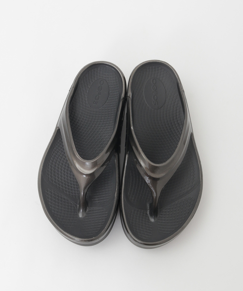 martinique(マルティニーク)の「【OOFOS/ウーフォス】OOmega Luxe_Titanium Mirror(サンダル・レディース・スミクロ・23cm/24cm/25cm)」の2枚目の写真