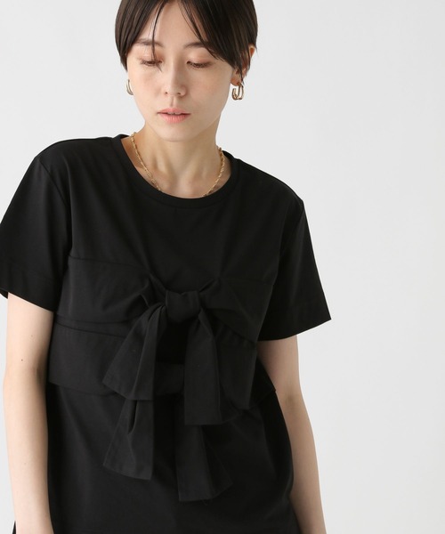 ゆきりかフィヨルド グリッターロゴTシャツ ブラック ② 0101213806_6775372e07829.jpg