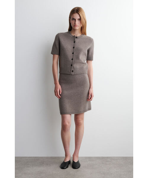 p*a様 COS メリノウールスカート ダークブラウン XS p*a様 COS メリノウールスカート ダークブラウン XS MERINO WOOL-BLEND