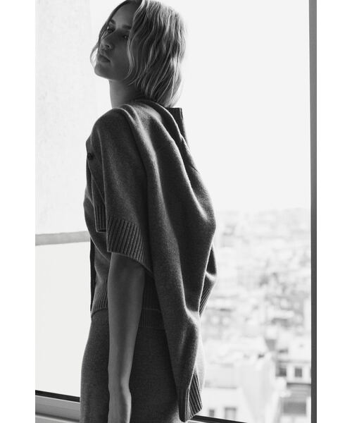 メリノウール 半袖カーディガン（カーディガン/ボレロ）｜COS（コス