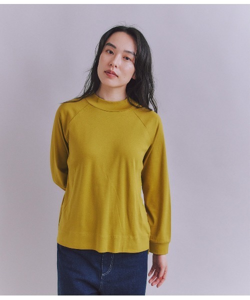 SIPULI（シプリ）の「［LOTUS］Urtla High Gauge Rib ボトルネックプルオーバー（Tシャツ/カットソー・レディース・アイボリー/イエロー系その他/ブルー・2）」の12枚目の写真