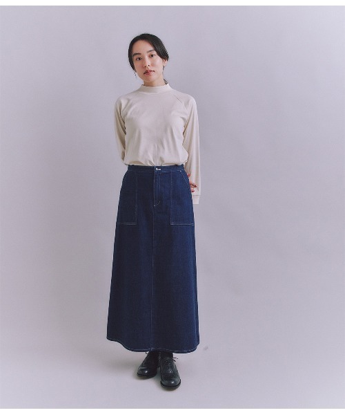 SIPULI（シプリ）の「［LOTUS］Urtla High Gauge Rib ボトルネックプルオーバー（Tシャツ/カットソー・レディース・アイボリー/イエロー系その他/ブルー・2）」の17枚目の写真