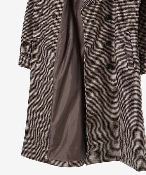 MAJESTIC LEGON（マジェスティックレゴン）の「レディロングチェスターコート（チェスターコート・レディース・チャコールグレー/ベージュ/ブラウン/ブラウン系その他2・SMALL/MEDIUM/LARGE/X-SMALL）」の14枚目の写真