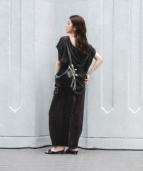 RODE SKO(ロデスコ)の「『WEB限定』クロワッサンショルダーバッグ(ショルダーバッグ・レディース・ブラック/ブラウン・ONE)」の19枚目の写真