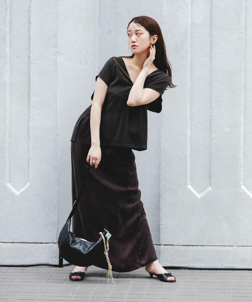 RODE SKO(ロデスコ)の「『WEB限定』クロワッサンショルダーバッグ(ショルダーバッグ・レディース・ブラック/ブラウン・ONE)」の22枚目の写真