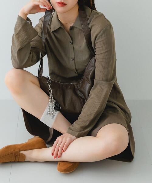 RODE SKO(ロデスコ)の「『WEB限定』クロワッサンショルダーバッグ(ショルダーバッグ・レディース・ブラック/ブラウン・ONE)」の5枚目の写真