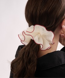 Sakka（サッカ）の「【deedoodah】オーガンジーパイピングシュシュ（シュシュ・レディース）」