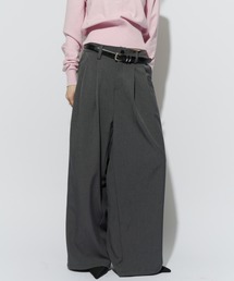 HANNE（アン）の「2タックワイドパンツ（スラックス）」