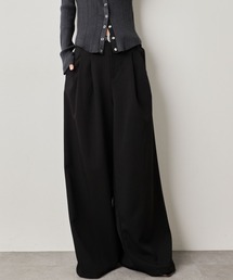 HANNE（アン）の「2タックワイドパンツ（スラックス）」