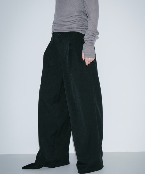 2タックワイドパンツ（スラックス）｜HANNE（アン）のファッション通販