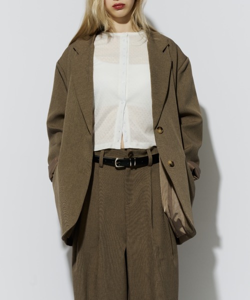 HANNE(アン)の「2タックワイドパンツ(スラックス・レディース・ブラック/ベージュ/グレー・SMALL/MEDIUM)」の17枚目の写真
