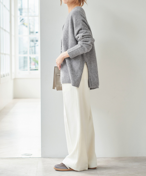 セール】フォックスウールミックス2WAYカーディガン（カーディガン