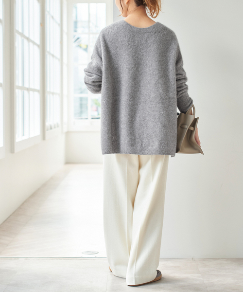 セール】フォックスウールミックス2WAYカーディガン（カーディガン