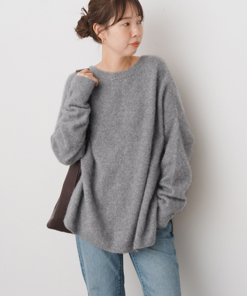 セール】フォックスウールミックス2WAYカーディガン（カーディガン