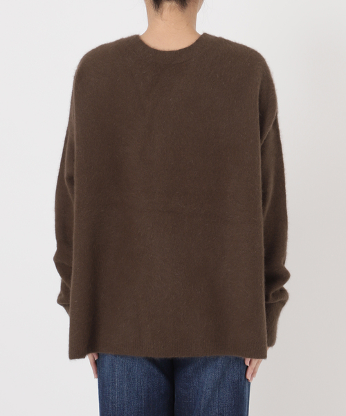 Spick & Span（スピックアンドスパン）の「フォックスウールミックス2WAYカーディガン（カーディガン/ボレロ・レディース・グレー/チョコ・FREE）」の17枚目の写真