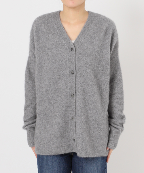 Spick & Span（スピックアンドスパン）の「フォックスウールミックス2WAYカーディガン（カーディガン/ボレロ・レディース・グレー/チョコ・FREE）」の22枚目の写真