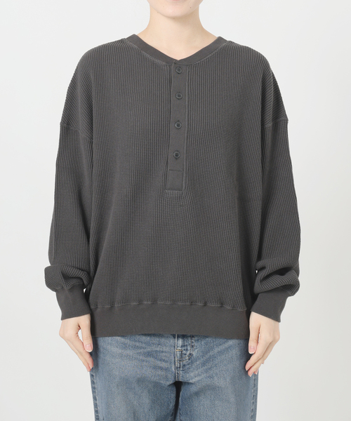 ≪追加≫ワッフルヘンリープルオーバー（Tシャツ/カットソー