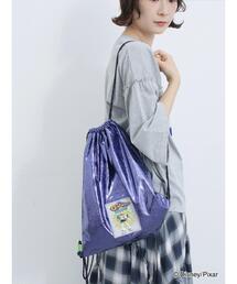 Samansa Mos2 blue | トイ・ストーリー/箔加工ナップザック(ハンドバッグ)