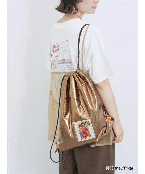 Samansa Mos2 blue（サマンサモスモスブルー）の「トイ・ストーリー/箔加工ナップザック（ハンドバッグ・レディース・ブルー/シルバー/ブロンズ・F）」の22枚目の写真
