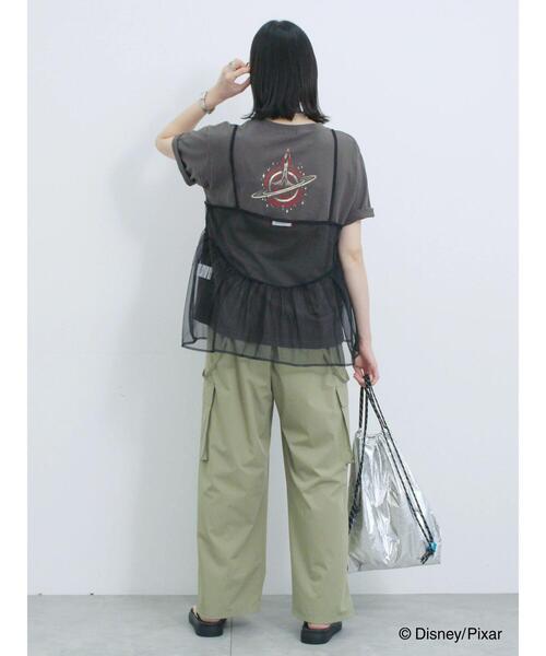 Samansa Mos2 blue（サマンサモスモスブルー）の「トイ・ストーリー/箔加工ナップザック（ハンドバッグ・レディース・ブルー/シルバー/ブロンズ・F）」の17枚目の写真