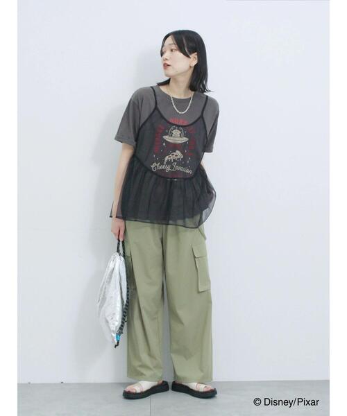 Samansa Mos2 blue（サマンサモスモスブルー）の「トイ・ストーリー/箔加工ナップザック（ハンドバッグ・レディース・ブルー/シルバー/ブロンズ・F）」の16枚目の写真