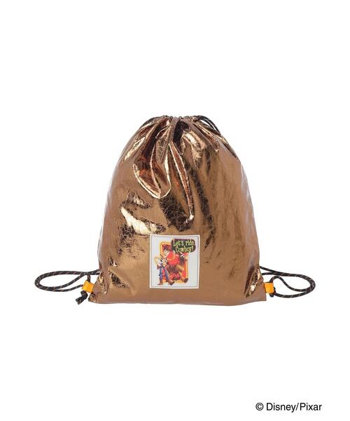 Samansa Mos2 blue（サマンサモスモスブルー）の「トイ・ストーリー/箔加工ナップザック（ハンドバッグ・レディース・ブルー/シルバー/ブロンズ・F）」の14枚目の写真