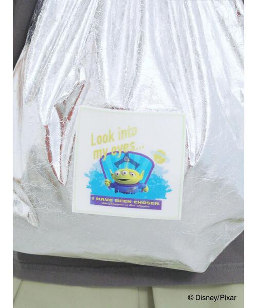 Samansa Mos2 blue（サマンサモスモスブルー）の「トイ・ストーリー/箔加工ナップザック（ハンドバッグ・レディース・ブルー/シルバー/ブロンズ・F）」の11枚目の写真