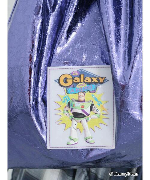 Samansa Mos2 blue（サマンサモスモスブルー）の「トイ・ストーリー/箔加工ナップザック（ハンドバッグ・レディース・ブルー/シルバー/ブロンズ・F）」の9枚目の写真