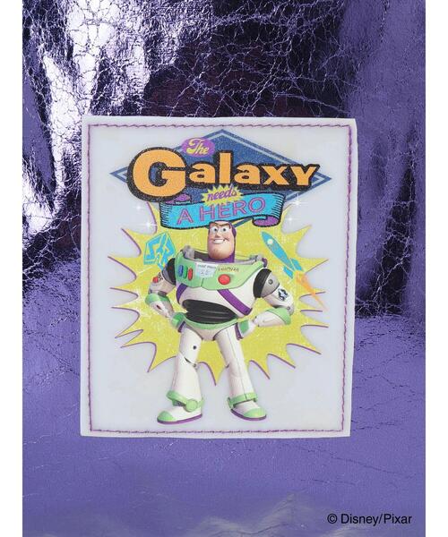 Samansa Mos2 blue（サマンサモスモスブルー）の「トイ・ストーリー/箔加工ナップザック（ハンドバッグ・レディース・ブルー/シルバー/ブロンズ・F）」の6枚目の写真