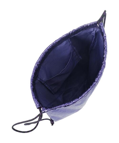 Samansa Mos2 blue（サマンサモスモスブルー）の「トイ・ストーリー/箔加工ナップザック（ハンドバッグ・レディース・ブルー/シルバー/ブロンズ・F）」の4枚目の写真