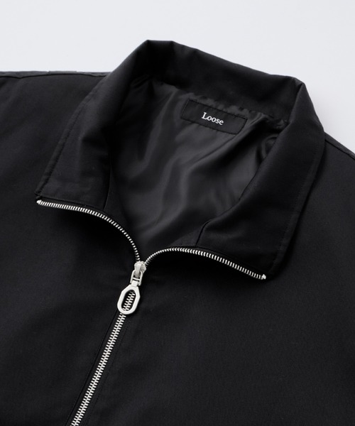 Loose/ルース（ルース）の「サスペンダーデザイン ツイルスタンドネックブルゾン（その他アウター・メンズ・グレー系/グレー/ブラック・S/L/M）」の16枚目の写真