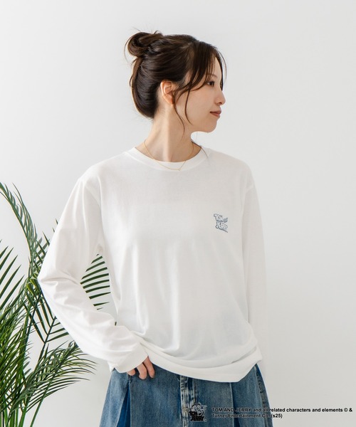 CONVERSE(コンバース)の「【CONVERSE/コンバース】×【TOM AND JERRY/トムとジェリー】両面プリント オーバーサイズ ロンT(Tシャツ/カットソー・レディース・ブラック系その他/ブラック系その他2/ベージュ系その他2/ベージュ系その他・LARGE/MEDIUM)」の19枚目の写真