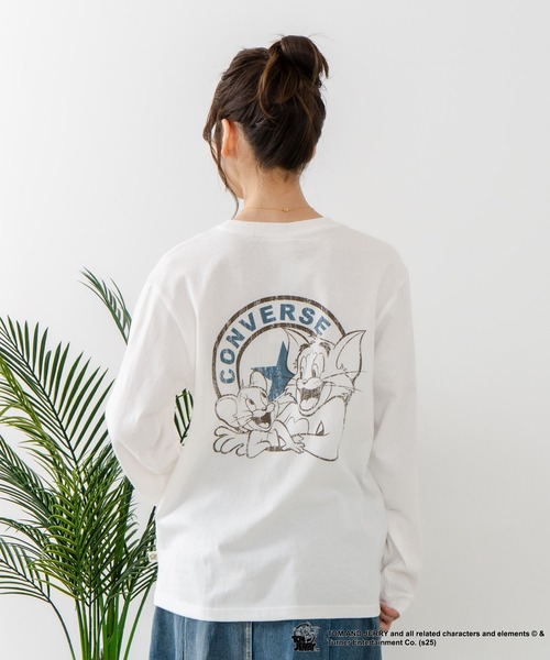 CONVERSE(コンバース)の「【CONVERSE/コンバース】×【TOM AND JERRY/トムとジェリー】両面プリント オーバーサイズ ロンT(Tシャツ/カットソー・レディース・ブラック系その他/ブラック系その他2/ベージュ系その他2/ベージュ系その他・LARGE/MEDIUM)」の21枚目の写真