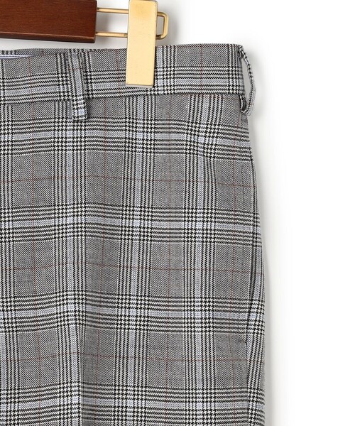 J.PRESS(ジェイプレス)の「【ストレッチ / 洗える】トリートメントウールアメリカンチェック スラックス(スラックス・メンズ・ブラック系4・94/91/88/85/82/79)」の8枚目の写真