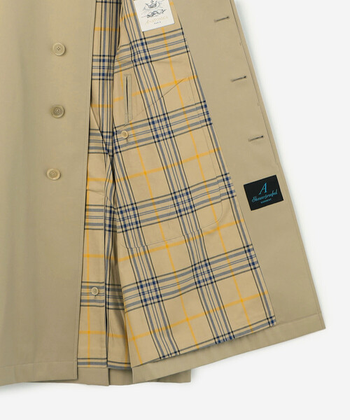 ANATOMICA（アナトミカ）の「ANATOMICA | SINGLE RAGLAN COAT 1 WOMEN（ステンカラーコート・レディース・ベージュ・40/38）」の9枚目の写真