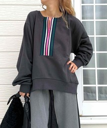 Q | ハーフZIPトレーナー(スウェット)