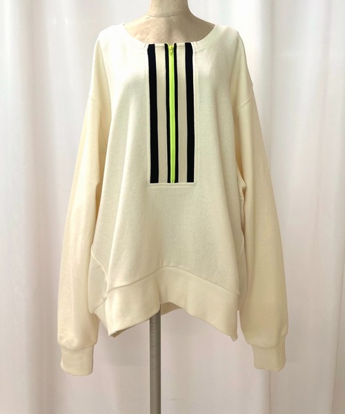 HYEON ヘヨン スウェット Knot sweat ハーフZIPスウェット（スウェット）｜Q（キュー）のファッション