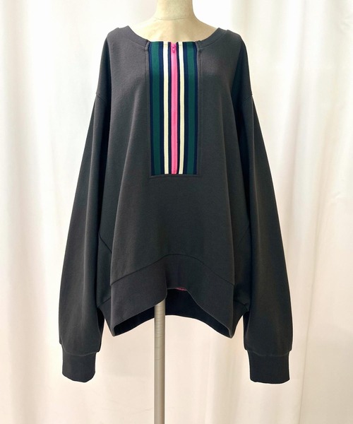 新品unnumberアンナンバー【COMFY】ハーフZIPスウェットトップス Odub/別注 ハーフZIPスウェット