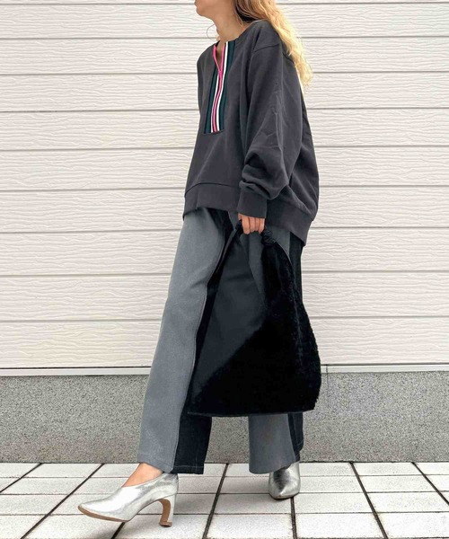スウェット、タフタブルゾン セール】【セットアップ対応】STAND NECK DOUBLE ZIP SWEAT