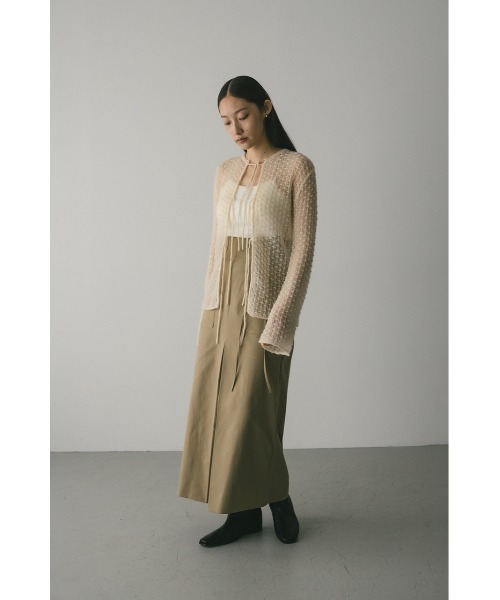 2WAYモヘアミックスリボンニット 秋服（ニット/セーター）｜STYLEMIXER