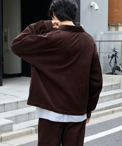 MONO-MART（モノマート）の「ヴィンテージライクコーデュロイ ジップ