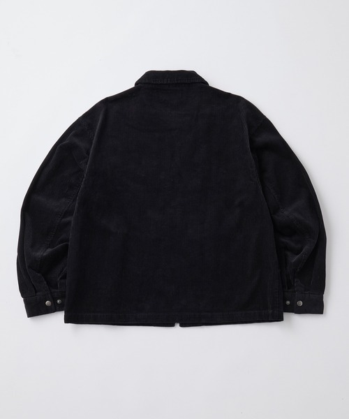 ヴィンテージライクコーデュロイ ジップアップステンカラーブルゾン
