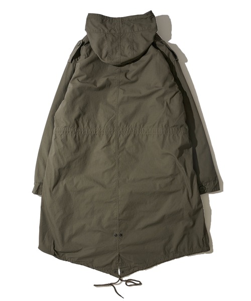 HOUSTON(ヒューストン)の「【HOUSTON / ヒューストン】M-51 PARKA/モッズコート(モッズコート・メンズ・ブラック/オリーブドラブ・SMALL/MEDIUM/LARGE)」の4枚目の写真