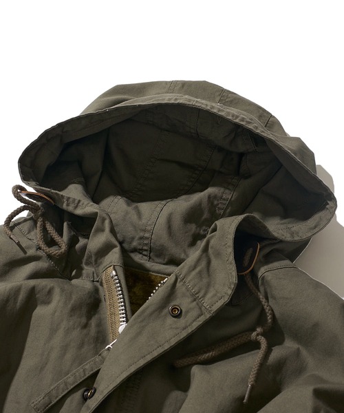 HOUSTON(ヒューストン)の「【HOUSTON / ヒューストン】M-51 PARKA/モッズコート(モッズコート・メンズ・ブラック/オリーブドラブ・SMALL/MEDIUM/LARGE)」の7枚目の写真