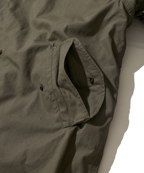HOUSTON(ヒューストン)の「【HOUSTON / ヒューストン】M-51 PARKA/モッズコート(モッズコート・メンズ・ブラック/オリーブドラブ・SMALL/MEDIUM/LARGE)」の10枚目の写真