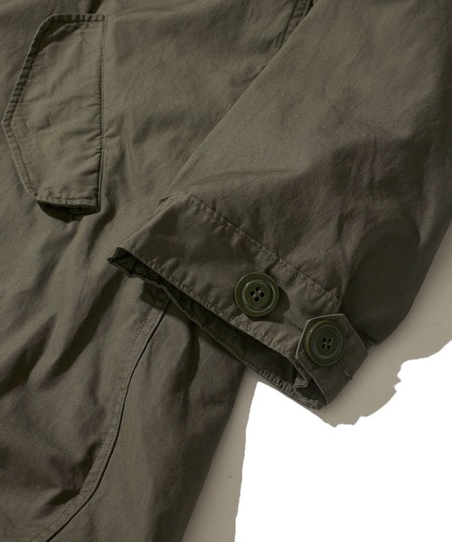 HOUSTON(ヒューストン)の「【HOUSTON / ヒューストン】M-51 PARKA/モッズコート(モッズコート・メンズ・ブラック/オリーブドラブ・SMALL/MEDIUM/LARGE)」の11枚目の写真