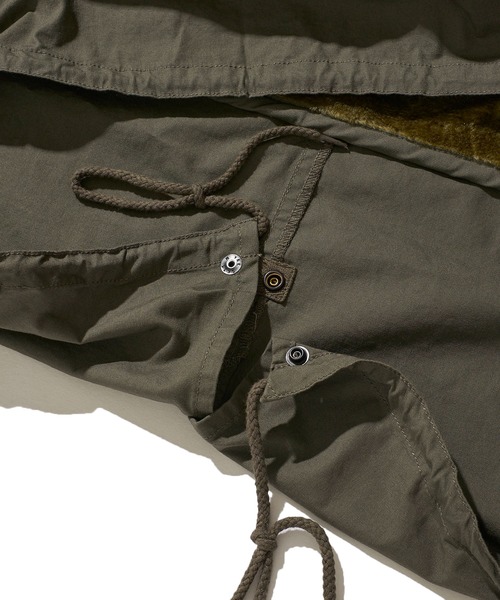 HOUSTON(ヒューストン)の「【HOUSTON / ヒューストン】M-51 PARKA/モッズコート(モッズコート・メンズ・ブラック/オリーブドラブ・SMALL/MEDIUM/LARGE)」の12枚目の写真