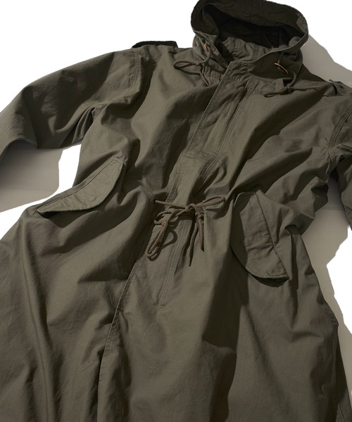 HOUSTON(ヒューストン)の「【HOUSTON / ヒューストン】M-51 PARKA/モッズコート(モッズコート・メンズ・ブラック/オリーブドラブ・SMALL/MEDIUM/LARGE)」の8枚目の写真