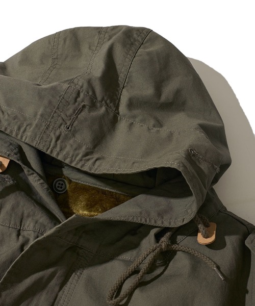 HOUSTON(ヒューストン)の「【HOUSTON / ヒューストン】M-51 PARKA/モッズコート(モッズコート・メンズ・ブラック/オリーブドラブ・SMALL/MEDIUM/LARGE)」の6枚目の写真